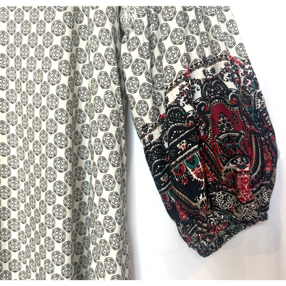 Umgee USA Embroidered Oversized Mini Dress Size XL Cover Up Boho Beach Resort - Picture 4 of 13